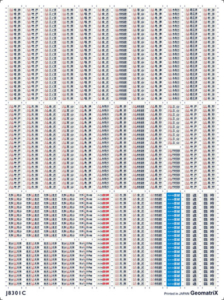 ジオマトリックス J8301C J8301C 485系 行先表示 北陸特急Ｃ