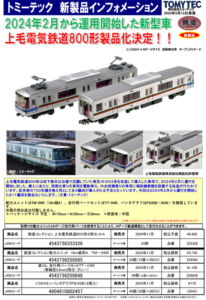 鉄道コレクション 上毛電気鉄道800形