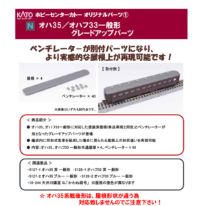 カトー 28-287 オハ35/オハフ33一般形グレードアップパーツ