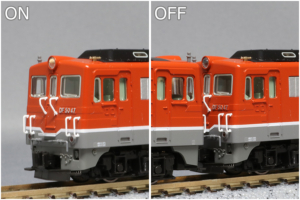 ON-OFFスイッチ付常点灯ライト基板 K-31 K社機関車用 電球色A