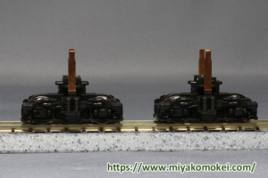 カトー 28-263-1 EF64 1000動力台車(タイヤ無／圧延プレート輪心・黒)