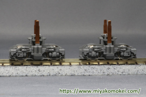 カトー 28-263-2 EF64 1000 動力台車 (タイヤ無/圧延プレート輪心・灰)