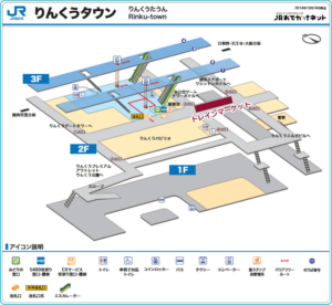 トレインマーケット　配置図