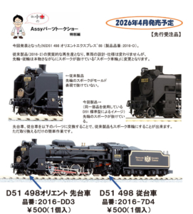 カトー D51 先台車